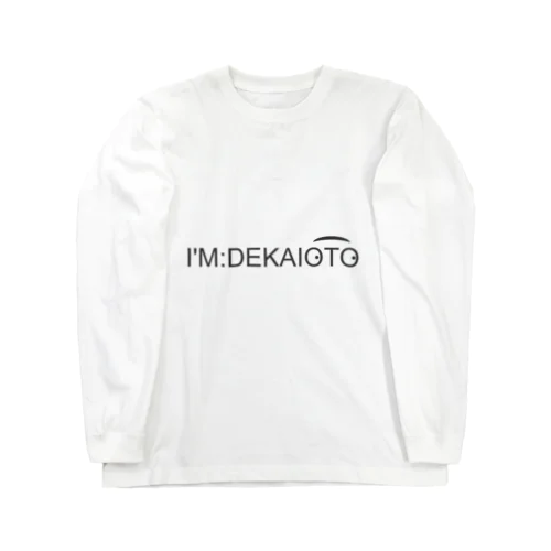 I M：DEKAIOTO ロングスリーブTシャツ