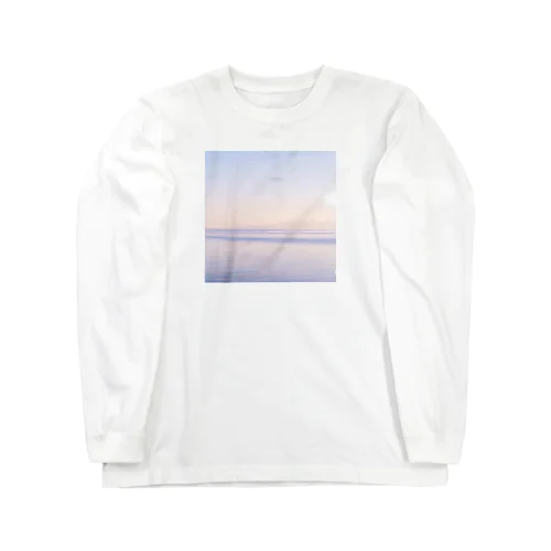 むらさきの海 Long Sleeve T-Shirt