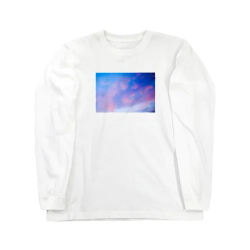 濃いむらさきの雲 ロングスリーブTシャツ