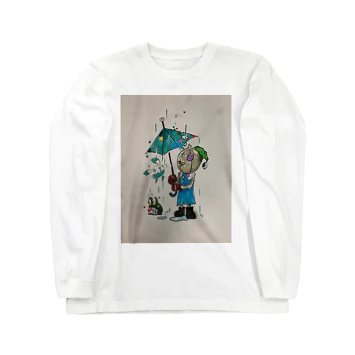 トビーと雨（M003） Long Sleeve T-Shirt