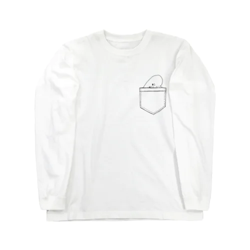 ポケットで放心(片目ver) Long Sleeve T-Shirt