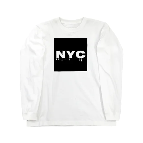 NYC melting ロングスリーブTシャツ