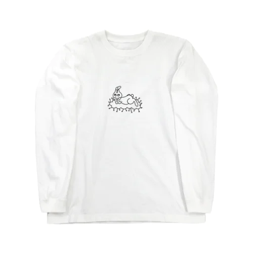 しあわせの雪ウサギ版　なくしたニンジンの思い出 Long Sleeve T-Shirt