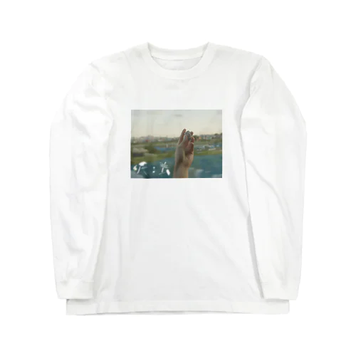 どこかの石ロゴ入り Long Sleeve T-Shirt