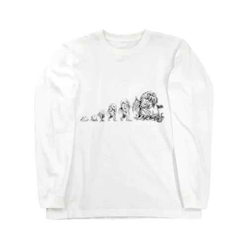 クトゥルフ進化図B Long Sleeve T-Shirt