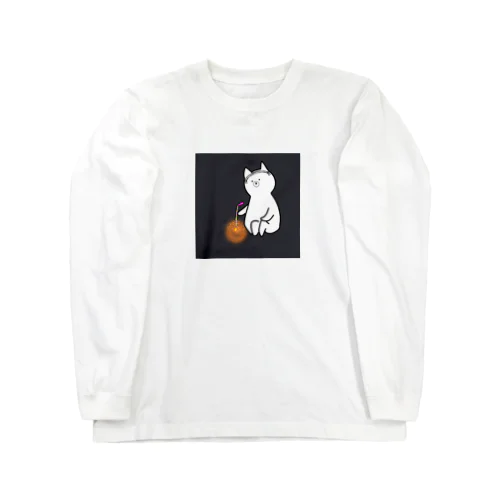 夏の終わりとバーコード犬 Long Sleeve T-Shirt