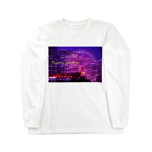 横浜夜景４ ロングスリーブTシャツ