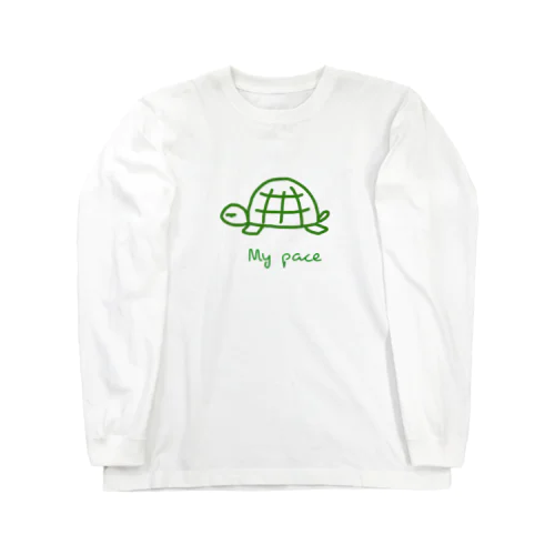 亀ちゃん Long Sleeve T-Shirt