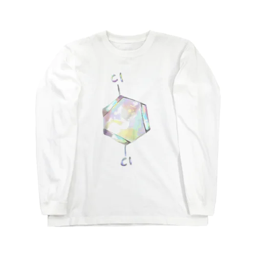 パラジクロロベンゼンの化学構造式 Long Sleeve T-Shirt