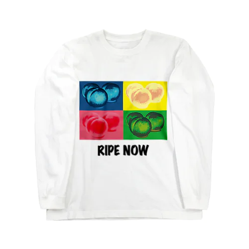 RIPE NOW Peach ロングスリーブTシャツ