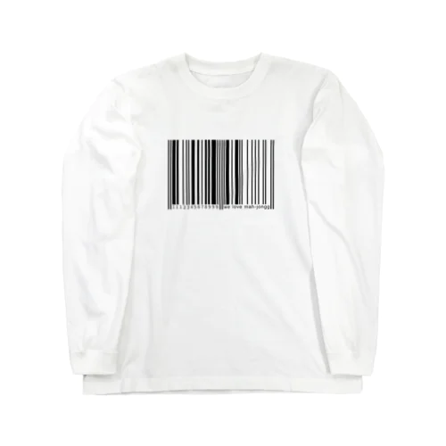 BARCODE - MONO ロングスリーブTシャツ