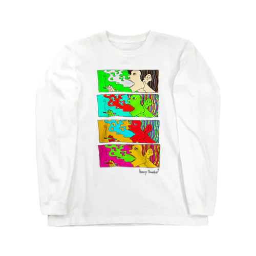 ヘビースモーカーTシャツ Long Sleeve T-Shirt