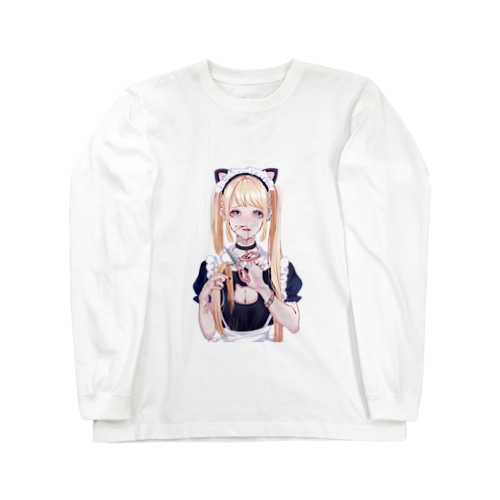 断髪にゃん Long Sleeve T-Shirt