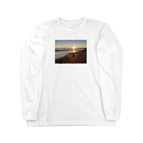 夕日と Long Sleeve T-Shirt