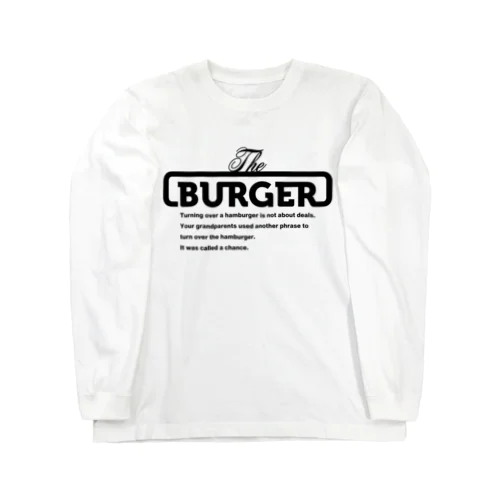 The BURGER ロングスリーブTシャツ