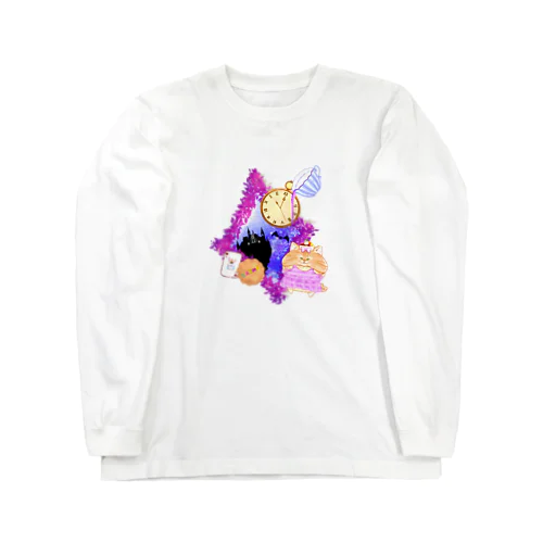 《ハロウィン》04＊チェシャきじとら猫＊ Long Sleeve T-Shirt