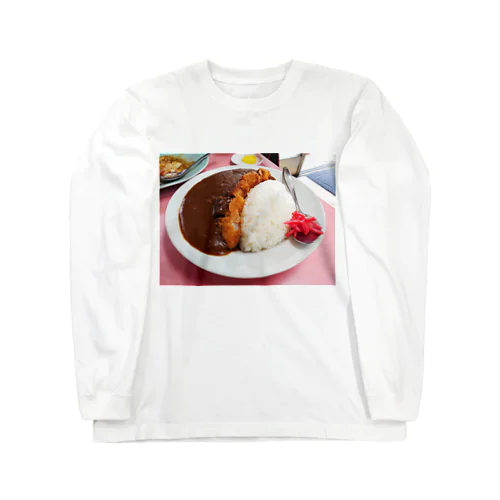 カツカレー ロングスリーブTシャツ