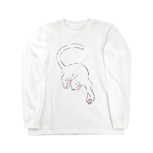 くつろぐ猫 Long Sleeve T-Shirt