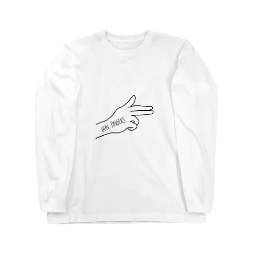 Gun fingers ろんてぃー Long Sleeve T-Shirt