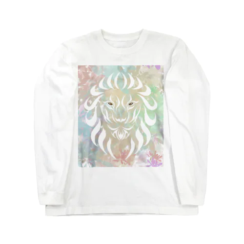 ライオン - Color Lion - Long Sleeve T-Shirt