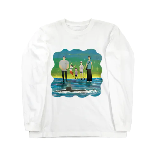 潜水艦家族3 Long Sleeve T-Shirt