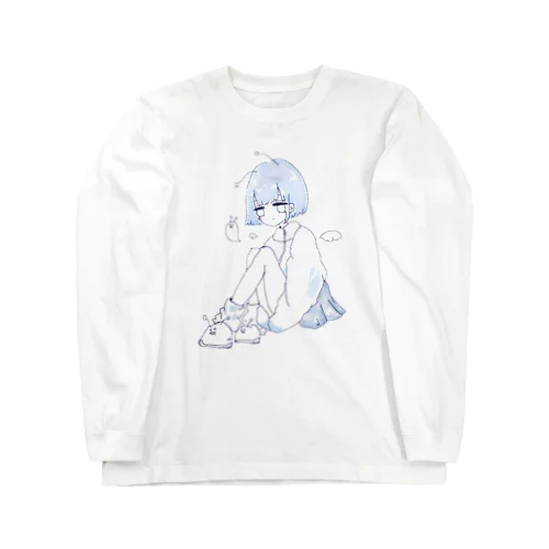 取り憑いてよ、しぬたくん ロングスリーブTシャツ