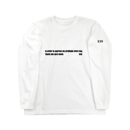 239 ロングTシャツ Long Sleeve T-Shirt