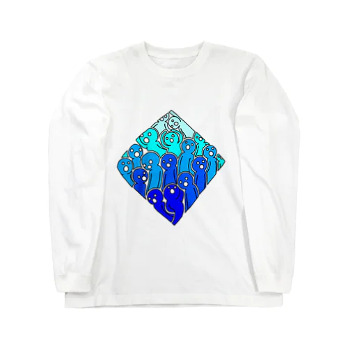 無気力ブルー Long Sleeve T-Shirt