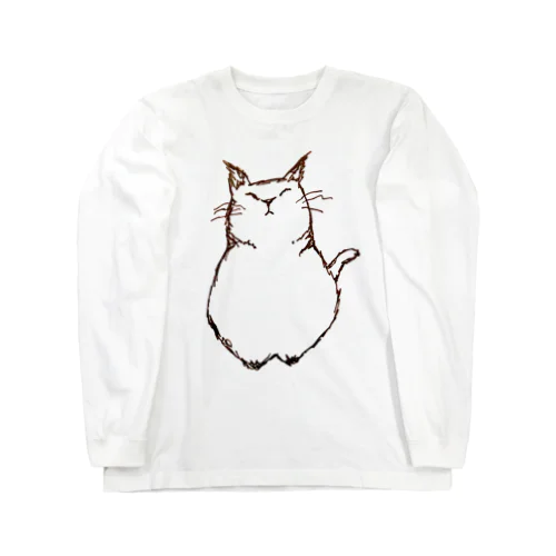 デブ猫さん Long Sleeve T-Shirt