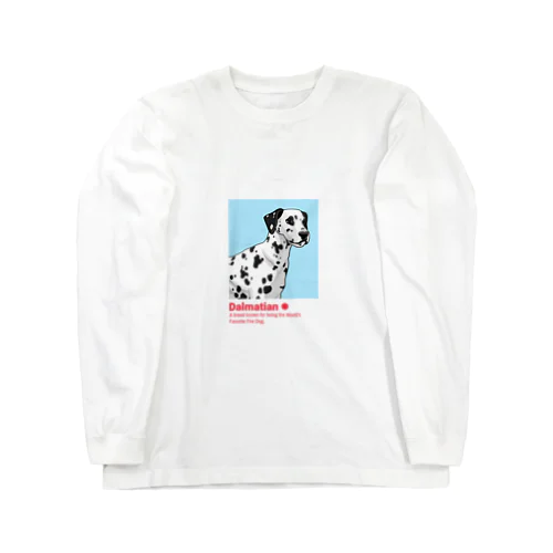 ダルメシアン Dalmatian Long Sleeve T-Shirt