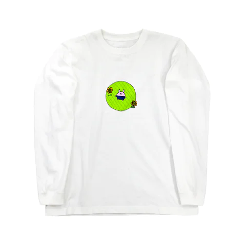 うさちゃん原っぱ Long Sleeve T-Shirt