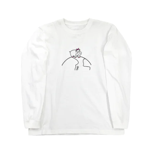 幸福Hippo Long Sleeve T-Shirt