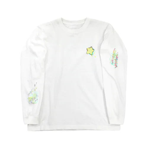 雲母雲団地と少女 Long Sleeve T-Shirt