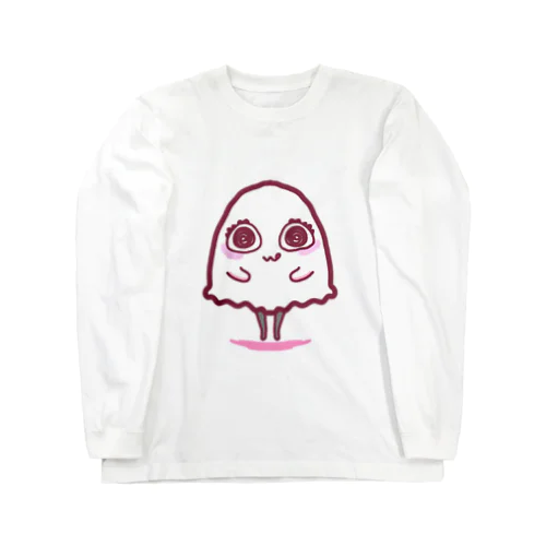 いたずらおばけちゃん(ぴんく) Long Sleeve T-Shirt