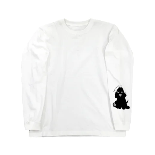 パピコカブラック袖だけ Long Sleeve T-Shirt
