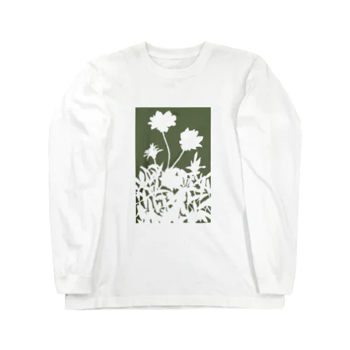 花咲く小径④みどり Long Sleeve T-Shirt