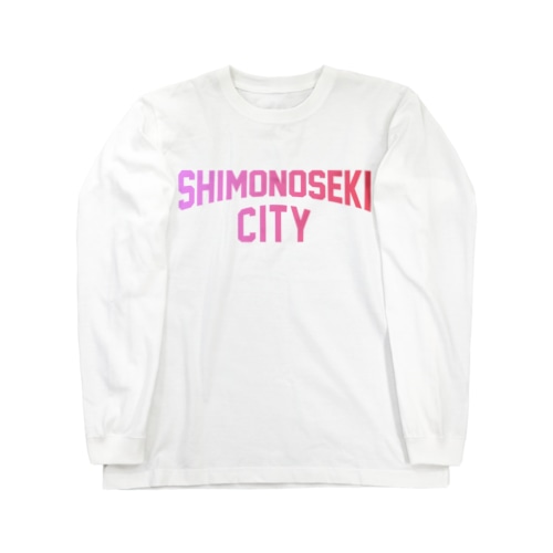 下関市 SHIMONOSEKI CITY Long Sleeve T-Shirt