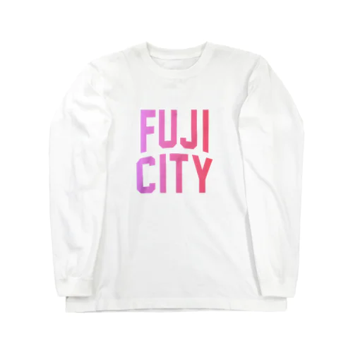 富士市 FUJI CITY Long Sleeve T-Shirt