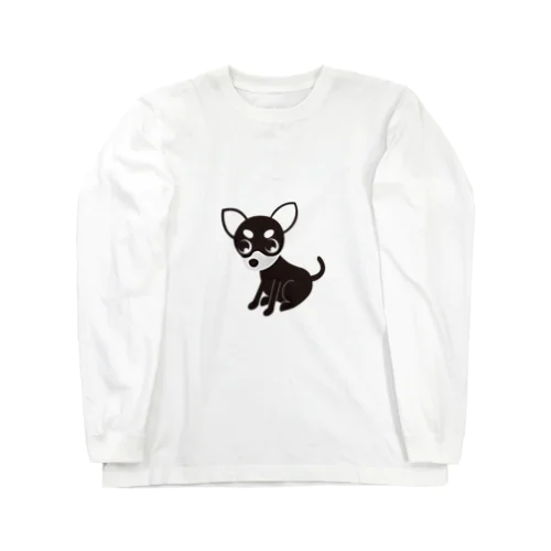 かわいい★黒チワワ Long Sleeve T-Shirt