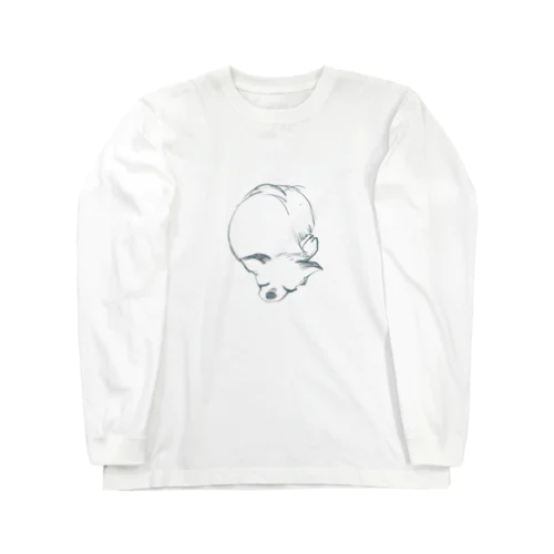 ねんねのチワワ Long Sleeve T-Shirt