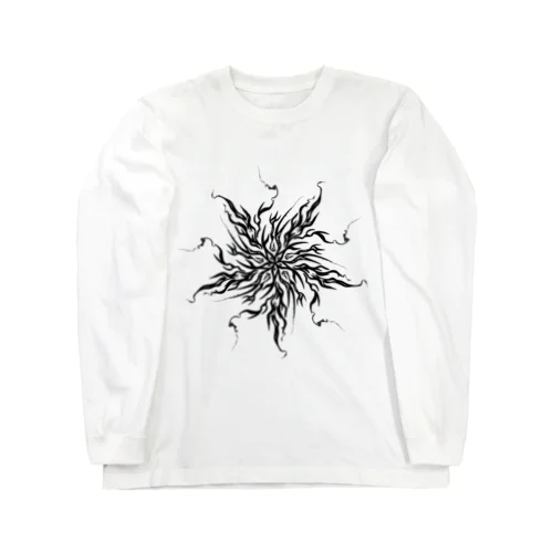 蝕む紋様ｰ黒 Long Sleeve T-Shirt