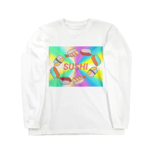 高速空中浮遊寿司🍣🌀 Long Sleeve T-Shirt