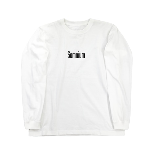 ソムニウムメーカーロゴ（黒） Long Sleeve T-Shirt