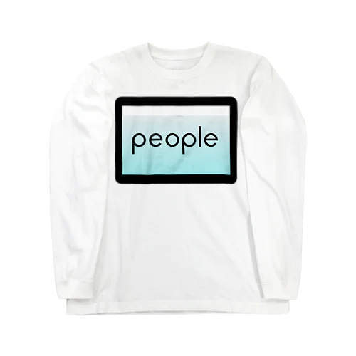 people (gradient) Long Sleeve T-Shirt