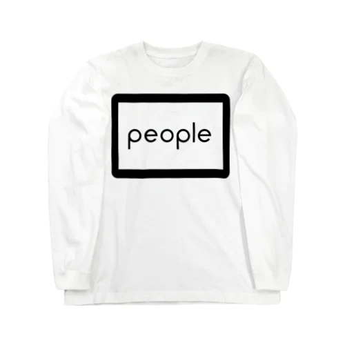 people ロングスリーブTシャツ