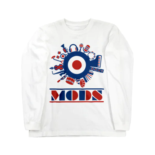 POP ART MODS -TARGET MARK- Long Sleeve T-Shirt