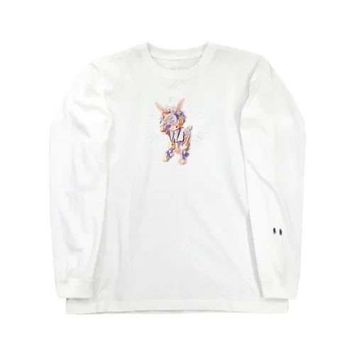 月のうさぎ（あしあとつき） Long Sleeve T-Shirt