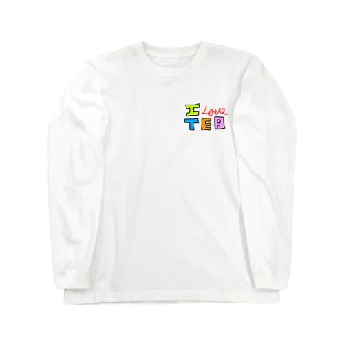 I LOVE TEA (色の変更可能) Long Sleeve T-Shirt