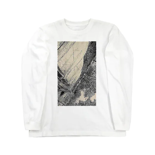 口紅の染みを　　し　ど　ろ　も　ど　ろ　　弁解する彼氏  Long Sleeve T-Shirt