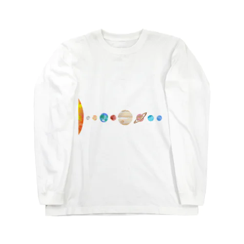 太陽系 Long Sleeve T-Shirt